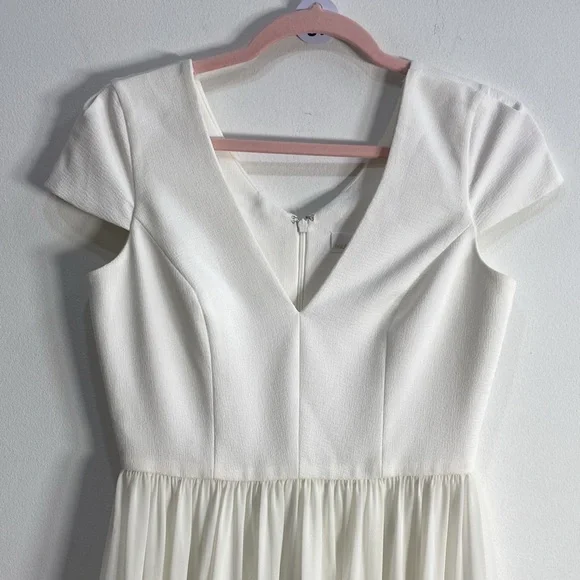 Dress the Population Cap Sleeve Fit & Flare Cocktail Dress Small - Picture 4 of 15